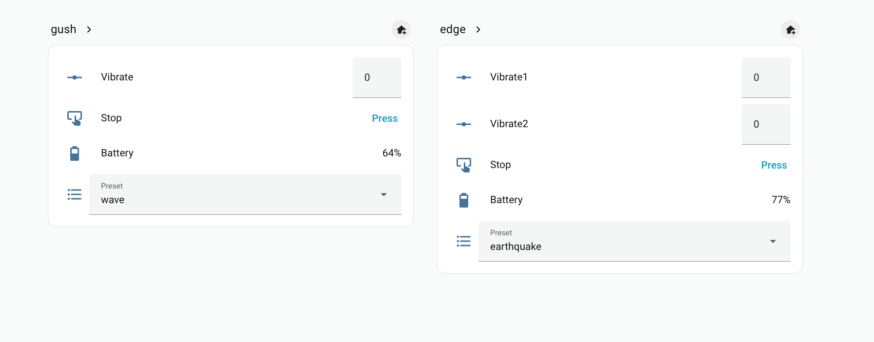 Home Assistant dashboard: Lovense toys via MQTT Discovery